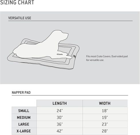 Carhartt Durable Firm Duck Sherpa Top Dog Napper Pad, Washable Duck Canvas Pads for Dogs, Sherpa Top Napper Pad (Carhartt Brown), Medium in Saudi Arabia