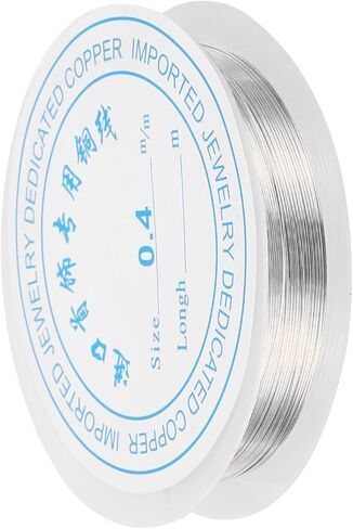 MECCANIXITY 28 Gauge Copper Wire for Jewelry Making, 1 Roll Craft Tarnish Resistant Beading Wire for Jewelry Making Supplies DIY (Gold)-49ft in Saudi Arabia