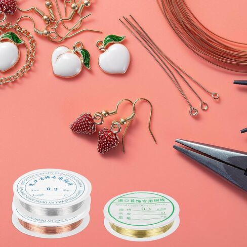 MECCANIXITY 28 Gauge Copper Wire for Jewelry Making, 1 Roll Craft Tarnish Resistant Beading Wire for Jewelry Making Supplies DIY (Gold)-49ft in Saudi Arabia
