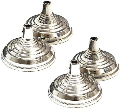12 Pieces Round Miniature Flag Stands Mini Desk Flag Stands Desk Flag Holders Table Flag Stands Table Flag Base Stand for Office Conference Room, Silver, 5.5 x 3.8cm in Saudi Arabia