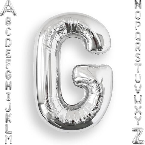 AULE 40 Inch Big Silver 1 Balloon Number Large Foil Helium Number Balloons 0-9 Jumbo Giant Happy 1st Birthday Party Decorations for Boy or Girl Huge Mylar Anniversary Party Supplies in Kuwait
