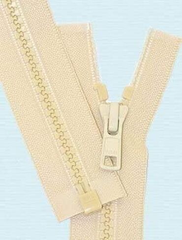 YKK Vislon Zipper, Number #5 Molded Plastic Separating Bottom 14" to 36" Inches - Medium Weight - Light Tan - 551 (1 Zipper/Pack) (24" Inches) in Saudi Arabia