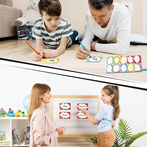 Super Hero Name Tag Stickers 250pcs - 3"x2" Waterproof Durable Labels for Kids Birthday Party, Classroom Supplies & Themed Decor - Personalized Superhero Stickers for School Events (250) in Kuwait