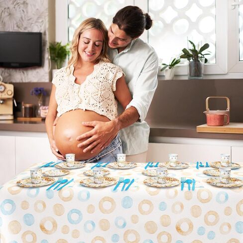 192 pcs Pumpkin Baby Shower Decorations Fall Pumpkin Oh Baby Party Plates for Boys A Little Pumpkin is On His Way Autumn Baby Shower Paper Plates Napkins Disposable Dinnerware Serves 24 Guests in Saudi Arabia