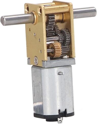 محرك DC المصقول ، 1218 - N20 حمولة كبيرة الحمل محرك مزدوج العمود التروس محرك 12V 136 دورة في الدقيقة محرك كهربائي موجه مع مقعد ثابت لروبوتات السيارات الذكية in Kuwait