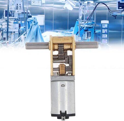 محرك DC المصقول ، 1218 - N20 حمولة كبيرة الحمل محرك مزدوج العمود التروس محرك 12V 136 دورة في الدقيقة محرك كهربائي موجه مع مقعد ثابت لروبوتات السيارات الذكية in Kuwait