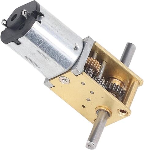 محرك DC المصقول ، 1218 - N20 حمولة كبيرة الحمل محرك مزدوج العمود التروس محرك 12V 136 دورة في الدقيقة محرك كهربائي موجه مع مقعد ثابت لروبوتات السيارات الذكية in Kuwait