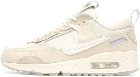 Nike Air Max 90 LV8 Women's Shoes (FD4328-101, Summit White/Black/Wolf Grey/Smoke Grey) Size 6.5 in Saudi Arabia