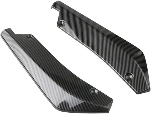 Rear Bumper Diffuser Spoilers Cars for AAA, Anti Scratch Rear Wrap Angle Protector Exterior Decoration Car Accessories, Carbon Fiber in Saudi Arabia