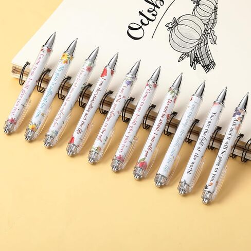 Mr. Pen- Christian Pen Set, 50 Pack, Black Ink, Floral, Bible Verse Pens, Ballpoint Bible Pens No Bleed Through in Saudi Arabia