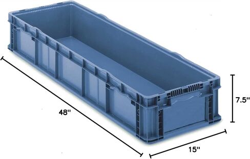 حاوية التراص الطويلة البلاستيكية Orbis Stakpak ، 48 × 15 × 7-1/2 in Saudi Arabia