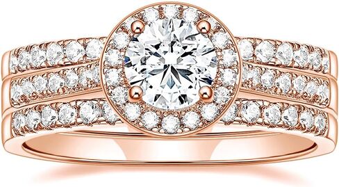 TIGRADE 2.5CT خاتم الخطوبة للنساء الأميرة قطع زركون وعد الدائري 14K مطلية بالذهب تشيكوسلوفاكيا الخلود الزفاف الفرقة حجم 4-11 in Saudi Arabia