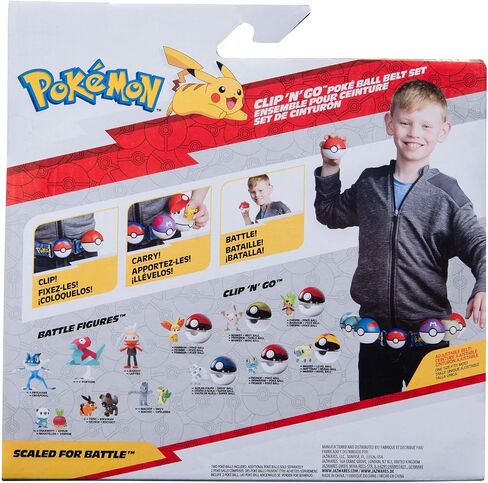 Pokemon Clip 'n' Go Poke Ball & Dive Ball Belt Set ، Piplup in Saudi Arabia