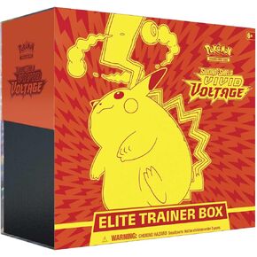 Pokemon Cards: Sword & Shield 4 Vivid Voltage Elite Pikachu - Trainer Box, Multicolor in Kuwait
