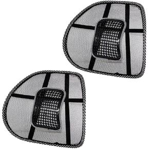 riverview Mesh Lumbar Back Brace Support Office, Home, Car Seat Chair Cushion Cool, Black in Saudi Arabia