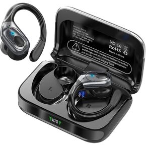 Wireless Earbuds, 75H Playtime Bluetooth 5.3 Headphones, IP7 Waterproof Bluetooth Headphones for Running, Wireless in Ear Earphones USB C for iOS/Android, in Kuwait