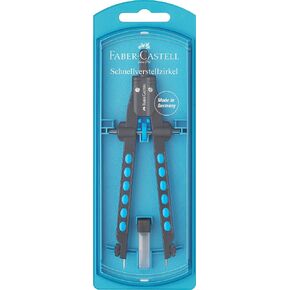 Faber -Castell 174340 - Schnellverstell Zirkel ، Factory ، Blau in Kuwait