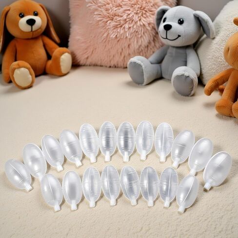 10 Pcs Plastic Squeaky Toy Doll Noise Maker BB Squeakers Squeakers Repair Fix Insert Replacement Dog Cat Parrot Bird Rabbit DIY Toys Accessories Replacement for Dog Cat Toy Repair DIY in Saudi Arabia