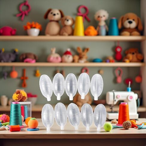 10 Pcs Plastic Squeaky Toy Doll Noise Maker BB Squeakers Squeakers Repair Fix Insert Replacement Dog Cat Parrot Bird Rabbit DIY Toys Accessories Replacement for Dog Cat Toy Repair DIY in Saudi Arabia