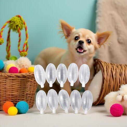 10 Pcs Plastic Squeaky Toy Doll Noise Maker BB Squeakers Squeakers Repair Fix Insert Replacement Dog Cat Parrot Bird Rabbit DIY Toys Accessories Replacement for Dog Cat Toy Repair DIY in Saudi Arabia