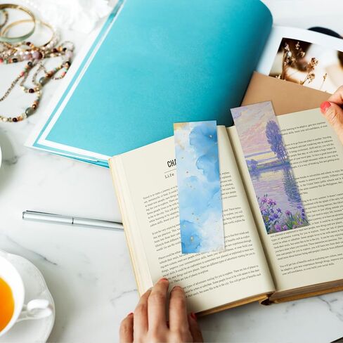 30Pcs Watercolor Paper Blank Bookmarks 1.9" x 7.8" White 140lb Heavyweight Watercolor cardstock Books Gift Bookmarks Painting Drawing DIY Craft for Kids Student in Saudi Arabia