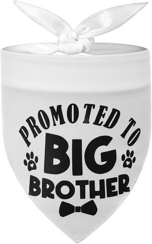 Big Brother Dog Bandana ، تمت ترقيته إلى Big Brother Bandana للكلاب مثلث الطباعة الكلاسيكية إكسسوارات وشاح للحيوانات الأليفة in Saudi Arabia