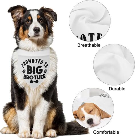 Big Brother Dog Bandana ، تمت ترقيته إلى Big Brother Bandana للكلاب مثلث الطباعة الكلاسيكية إكسسوارات وشاح للحيوانات الأليفة in Saudi Arabia