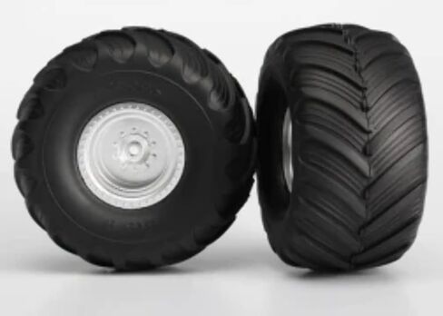 Traxxas 3663 Monster Jam Tires and Wheels, Assembled and Glued, 2-Piece in Saudi Arabia