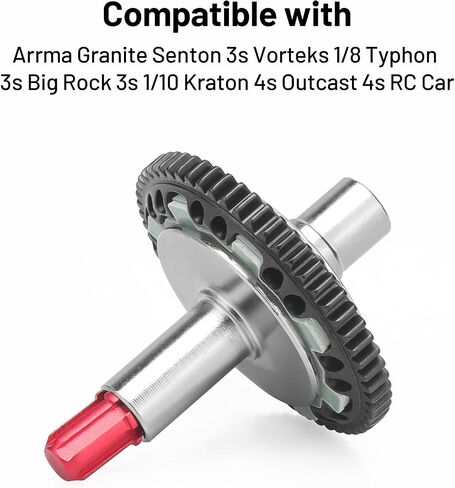 Daitoku 57t Slipper Clutch Spec For Arrma Granite Senton 3S Vorteks 1/8 Typhon 3S Big Rock 3S 1/10 Kraton 4S Outcast 4S RC Car in Saudi Arabia