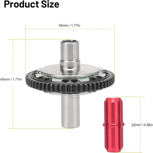 Daitoku 57t Slipper Clutch Spec For Arrma Granite Senton 3S Vorteks 1/8 Typhon 3S Big Rock 3S 1/10 Kraton 4S Outcast 4S RC Car in Saudi Arabia