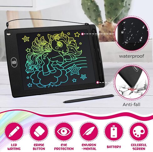 64 Pieces LCD Writing Tablets Doodle Pad for Kids Bulk, 8.5 Inch Colorful Reusable Screen Drawing Pad Erasable Painting Pads Back to School Learning Educational Toy Gift for Boy Girl 3-8 Years Old in Saudi Arabia