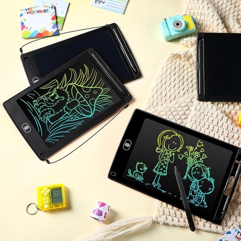 64 Pieces LCD Writing Tablets Doodle Pad for Kids Bulk, 8.5 Inch Colorful Reusable Screen Drawing Pad Erasable Painting Pads Back to School Learning Educational Toy Gift for Boy Girl 3-8 Years Old in Saudi Arabia