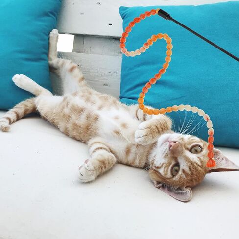 4pcs String Cat Toy ، سلسلة ألعاب Cat ، مع حبل الرافعة ، لعبة القطط العصرية الملونة ، ألعاب الحيوانات الأليفة التفاعلية ، مناسبة للقطط الداخلية للعب ، لدغة وتشيس in Kuwait