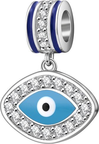 Eye of Horus Egyptian Symbol of Protection, Royal Power and Good Health 925 Sterling Silver Bead Fits Pandora European Bracelets (Openwork) in Kuwait