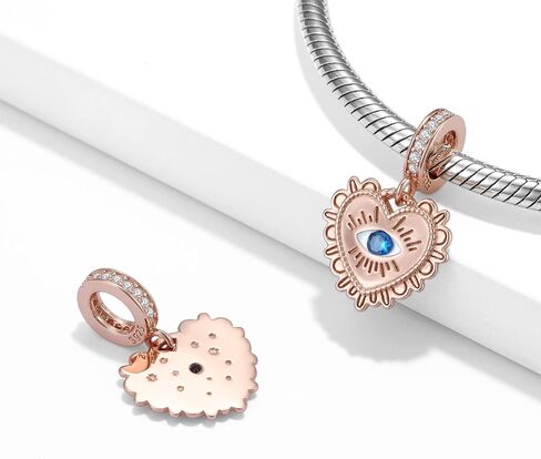 Eye of Horus Egyptian Symbol of Protection, Royal Power and Good Health 925 Sterling Silver Bead Fits Pandora European Bracelets (Openwork) in Kuwait