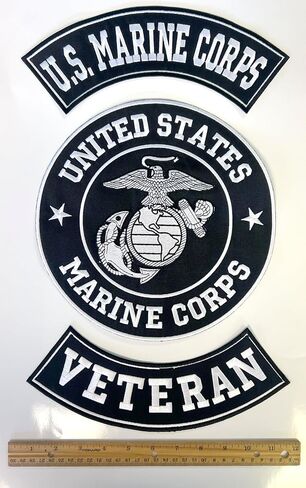 US Army Veteran Patches Set for Veterans Bikers Motorcycle Jacket or Vest Gold (US Army Retired) in Kuwait