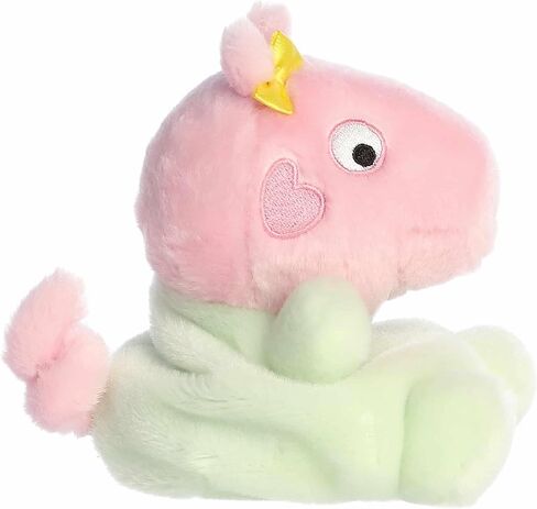 Aurora® Playful Peppa pig ™ Evie Baby Pav Palm Pals ™ محشو - ألعاب مرخصة رسميًا لجميع المعجبين - مثالية لأعياد الميلاد والبالغين والأطفال جميع الأعمار - الوردي 5 بوصات in Saudi Arabia