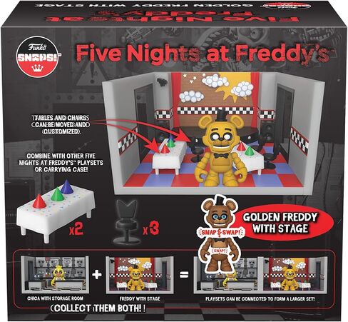 Snaps Funko!: خمس ليال في فريدي - غولدن فريدي ، PlaySet in Saudi Arabia