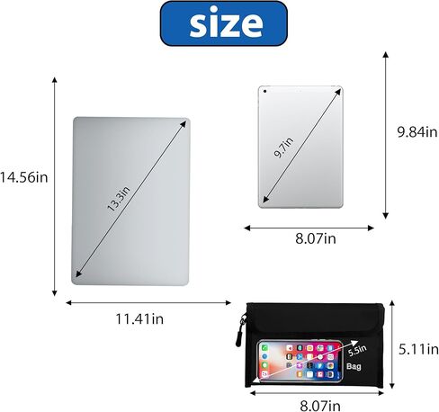 3 PCS حقيبة مستندات مقاومة للحريق ، حقيبة مستندات مالية مقاومة للماء (2000 ℉) ، لحامل المستندات A4 A5 ، نقدية ، ملف ، جواز السفر ، المجوهرات ، الكمبيوتر المحمول ، الكمبيوتر اللوحي (أسود) in Kuwait
