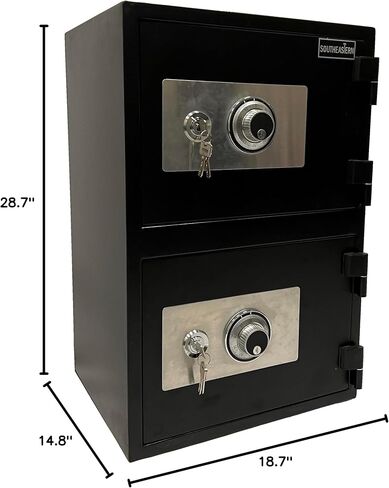 Southeastern Double Door 1.5 hour 4.8 cbf Fireproof Home Safe High Security Digital Lock in Saudi Arabia