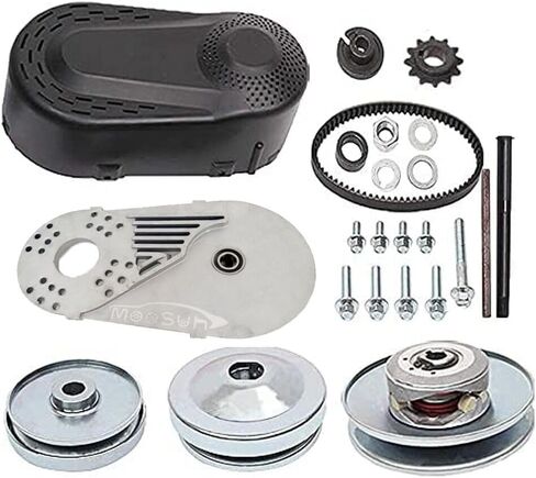 MOOSUN 30 Series 6.5 HP Go Kart Mini Bike Torque Converter Clutch Driver Pulley Replacement Comet Manco 212CC 3/4" Bore 10T #40/41/420 China (Complete 3/4" Torque Converter Set) in Kuwait