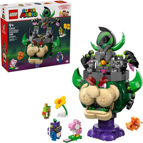 Lego Super Mario Prince Florian & Castle Bowser Building Toy - Play Play مجموعة للأولاد والبنات ، الذين تتراوح أعمارهم بين 9+ - لبنات بناء للأطفال مع أرقام رقمية وأرقام ألعاب - فكرة هدية لأعياد الميلاد - 72042 in Saudi Arabia