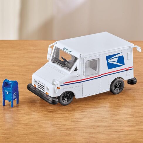 Greenlight 29888 USPS LLV Long-Life Postal Delivery Vehicle 1:64 Scale Diecast with Mailbox in Saudi Arabia