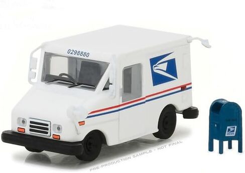 Greenlight 29888 USPS LLV Long-Life Postal Delivery Vehicle 1:64 Scale Diecast with Mailbox in Saudi Arabia