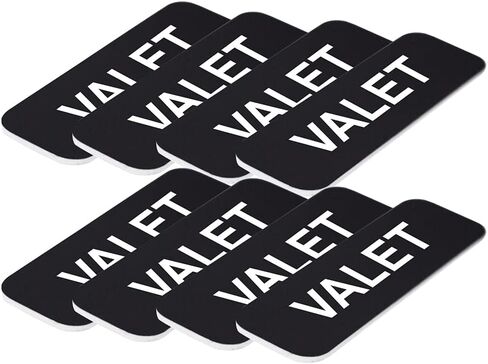Valet 1 x 3" Name Tag, Brushed Silver (3 Pack) in Kuwait