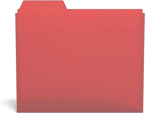 Staples Tru Red Plastic File Mobicets ، حجم الرسالة ، ألوان متنوعة ، 15/Carton (ST20674/TR20VS) in Saudi Arabia