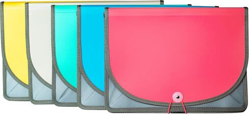 C-Line Extra Large Poly Document Case, Letter Size, 500-Sheet Capacity, 1 Case, Color May Vary (58350) in Saudi Arabia