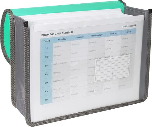 C-Line Extra Large Poly Document Case, Letter Size, 500-Sheet Capacity, 1 Case, Color May Vary (58350) in Saudi Arabia