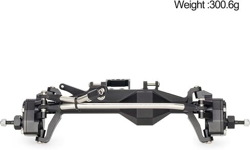 1/10 محاور بوابة RC مع BTA SOA SARAM MOUNT CNC الألومنيوم قطعة واحدة البناء الإزاحة الخلفية الأمامية تكمل المحور المحور CAPRA المحوري 1.9 UTB LCG الغشاش 4WS ترقيات DIY (أسود) in Kuwait