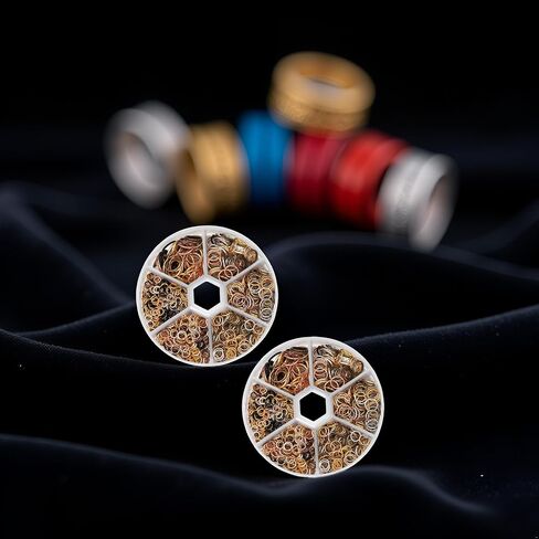 1940 PCS حلقات قفزة معدنية متعددة الألوان حلقات صغيرة موصلات مجوهرات قفزة متنوعة حلقات موصل الحجم المفتوح O لنتائج صناعة المفاتيح in Saudi Arabia